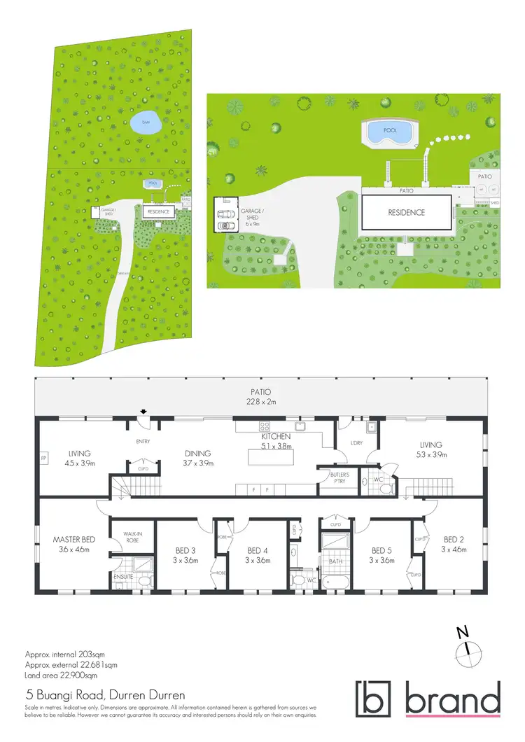 Floorplan of Homely house listing, 5 Buangi Road, Durren Durren NSW 2259