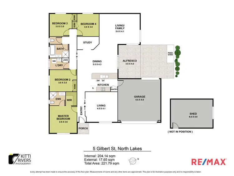 Floorplan of Homely house listing, 5 Gilbert Street, North Lakes QLD 4509