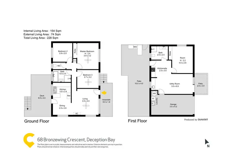 Floorplan of Homely house listing, 68 Bronzewing Crescent, Deception Bay QLD 4508