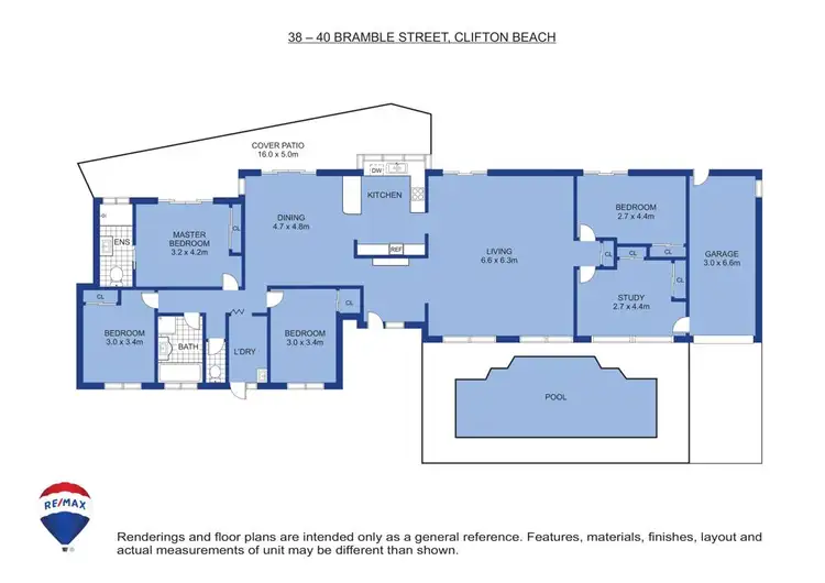 Floorplan of Homely house listing, 38-40 Bramble Street, Clifton Beach QLD 4879