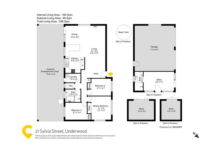 Floorplan of Homely house listing, 21 Sylvia Street, Underwood QLD 4119