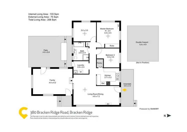 Floorplan of Homely house listing, 380 Bracken Ridge Road, Bracken Ridge QLD 4017