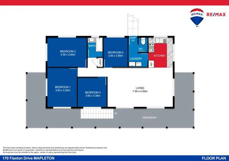 Floorplan of Homely house listing, 170 Flaxton Drive, Mapleton QLD 4560