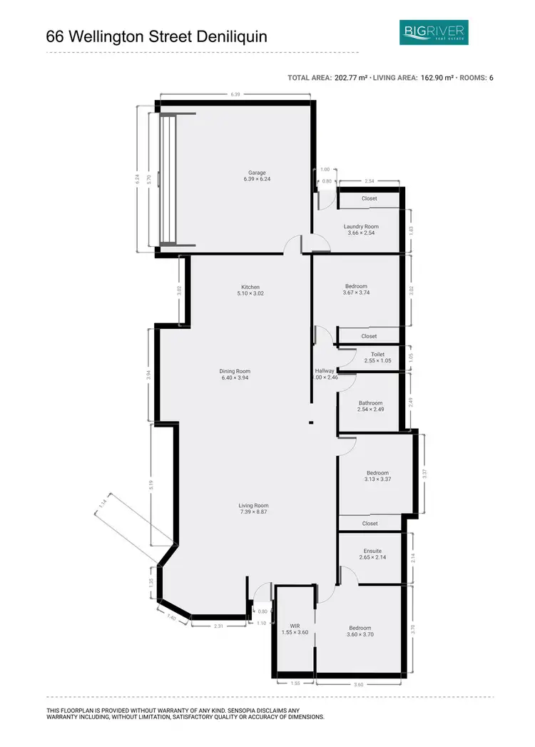 Floorplan of Homely house listing, 66 Wellington Street, Deniliquin NSW 2710