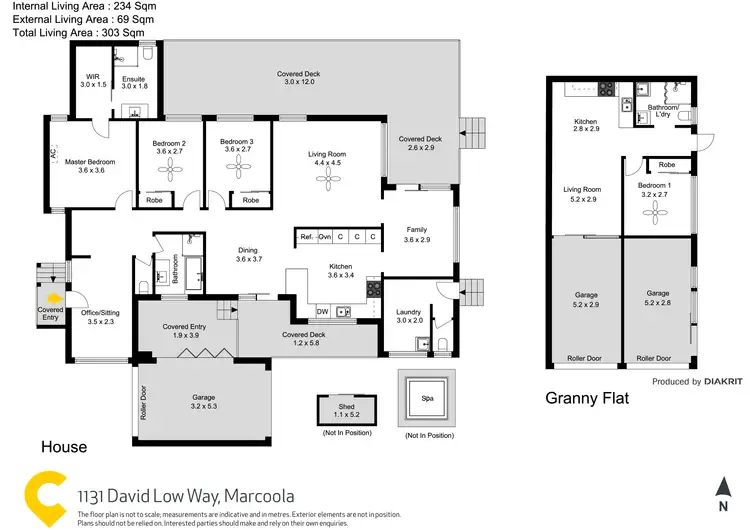 Floorplan of Homely house listing, 1131 David Low Way, Marcoola QLD 4564