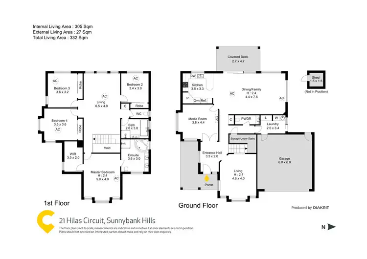 Floorplan of Homely house listing, 21 Hilas Circuit, Sunnybank Hills QLD 4109