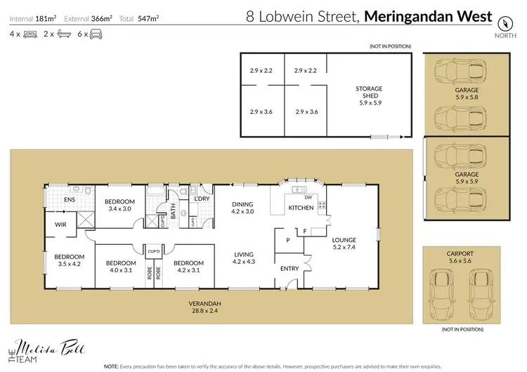 Floorplan of Homely rural property listing, 8 Lobwein Street, Meringandan West QLD 4352