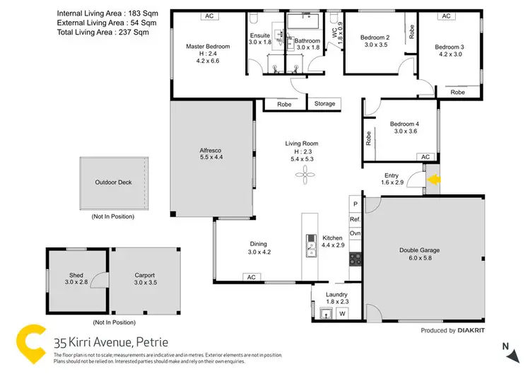 Floorplan of Homely house listing, 35 Kirri Avenue, Petrie QLD 4502