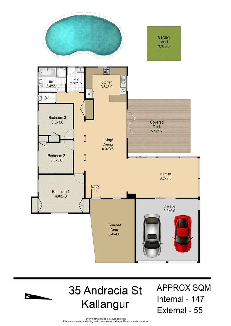 Floorplan of Homely house listing, 35 Andracia Street, Kallangur QLD 4503