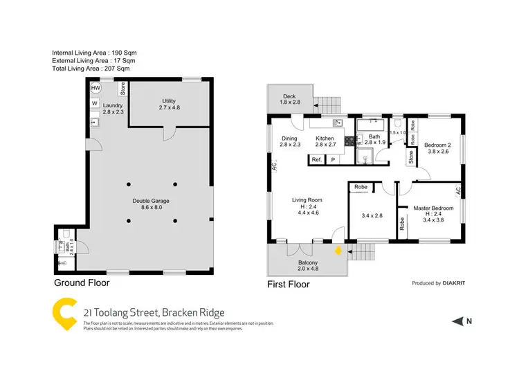 Floorplan of Homely house listing, 21 Toolang Street, Bracken Ridge QLD 4017