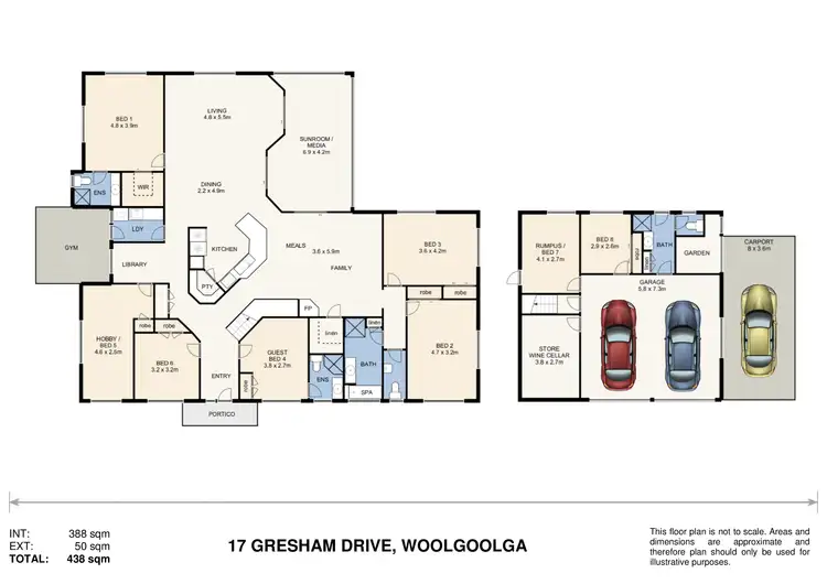 Floorplan of Homely house listing, 17 Gresham Drive, Woolgoolga NSW 2456