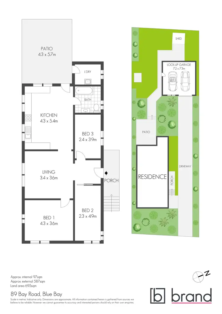 Floorplan of Homely house listing, 89 Bay Road, Blue Bay NSW 2261