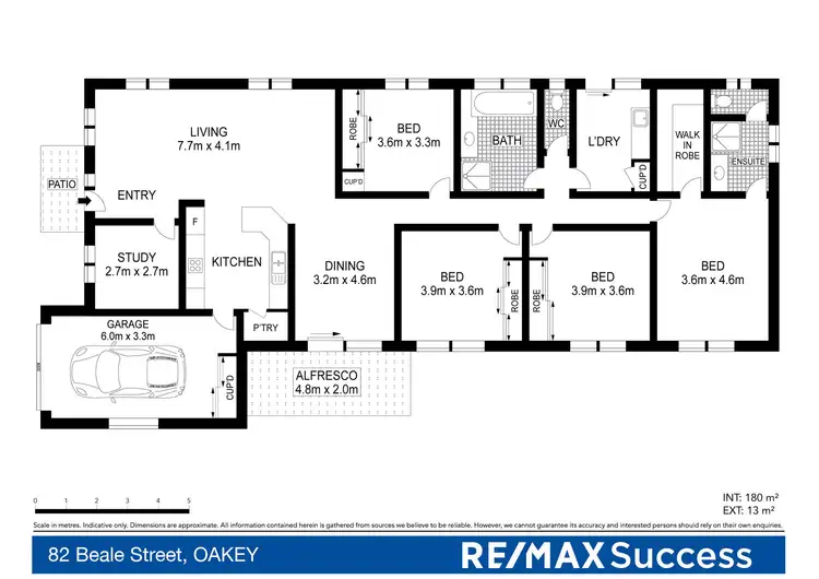 Floorplan of Homely house listing, 82 Beale Street, Oakey QLD 4401