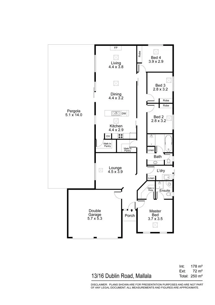 Floorplan of Homely house listing, 13/16 Dublin Road, Mallala SA 5502