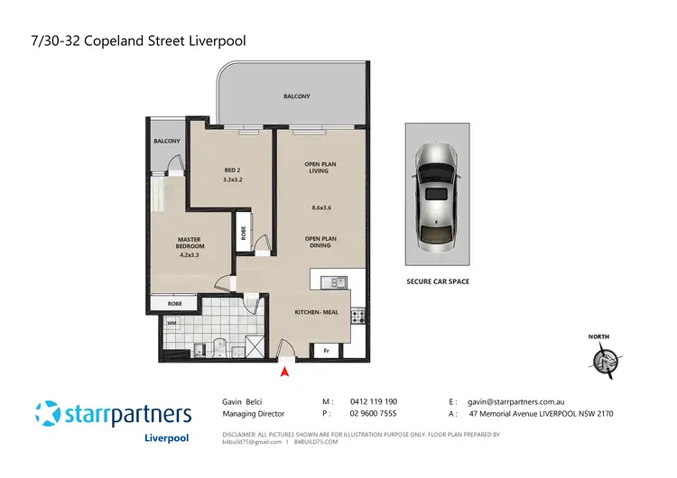 Floorplan of Homely unit listing, 7/30 Copeland Street, Liverpool NSW 2170