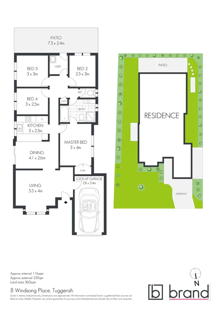 Floorplan of Homely house listing, 8 Windsong Place, Tuggerah NSW 2259