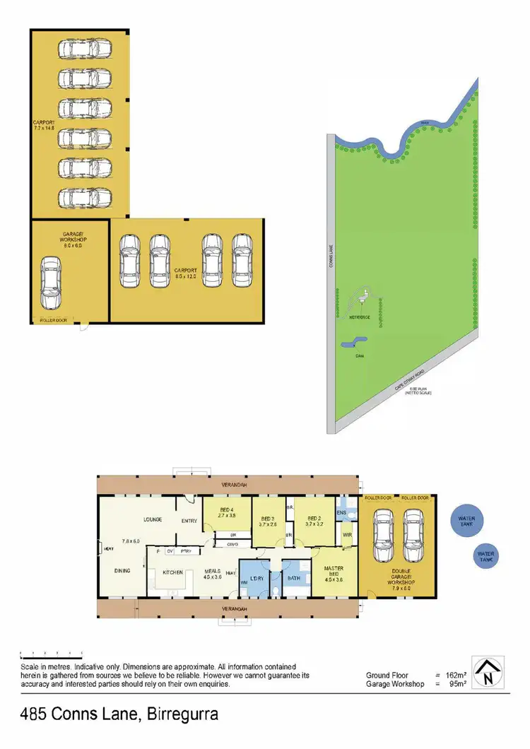 Floorplan of Homely rural property listing, 485 Conns Lane, Birregurra VIC 3242