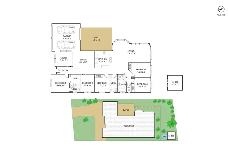 Floorplan of Homely house listing, 67 Pinehurst Way, Blue Haven NSW 2262