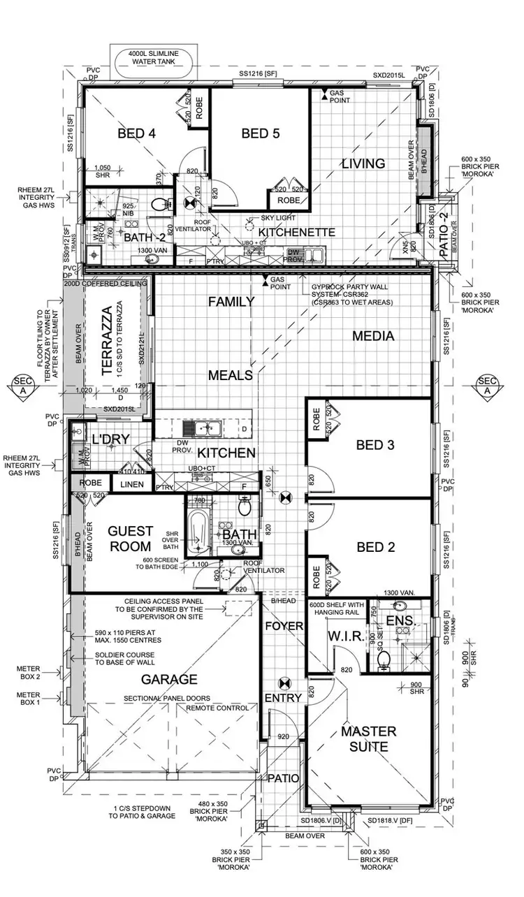 Floorplan of Homely house listing, 13 & 13A Loongana Crescent, Blue Haven NSW 2262