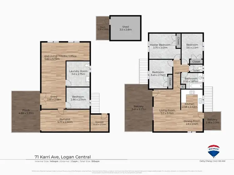 Floorplan of Homely house listing, 71 Karri Avenue, Logan Central QLD 4114