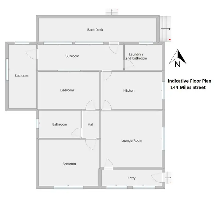 Floorplan of Homely house listing, 144 Miles Street, Tenterfield NSW 2372