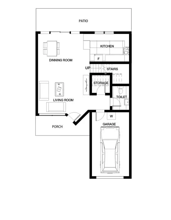 Floorplan of Homely townhouse listing, 60 32 Riverview Road, Nerang QLD 4211