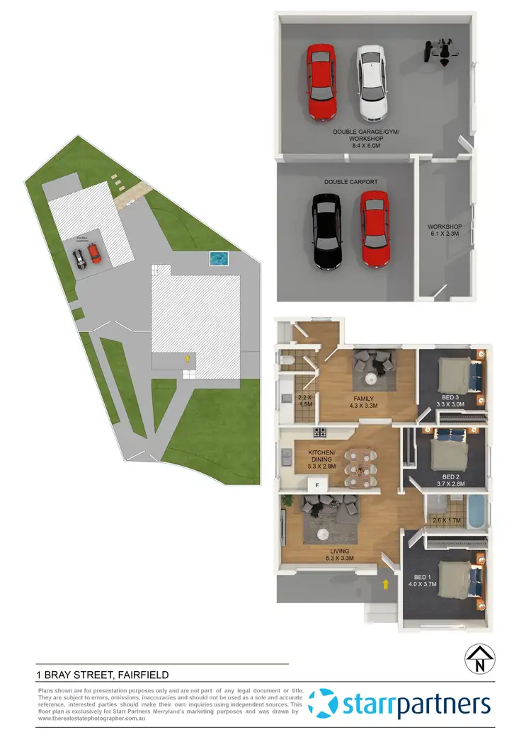 Floorplan of Homely house listing, 1 Bray Street, Fairfield NSW 2165