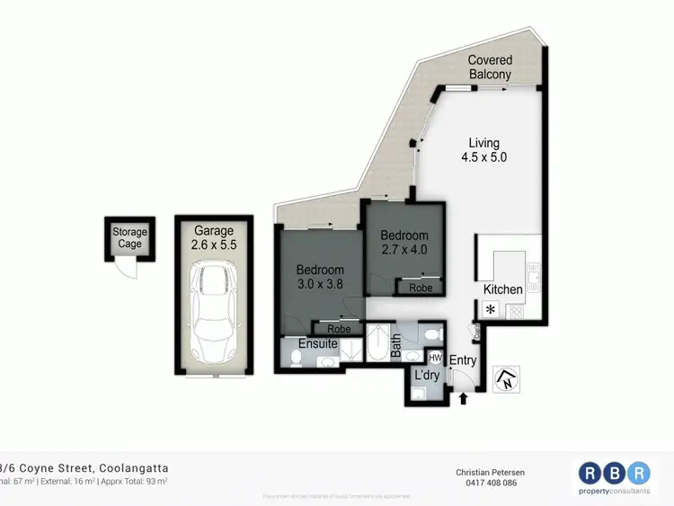 Floorplan of Homely apartment listing, 503/6 Coyne Street, Kirra QLD 4225