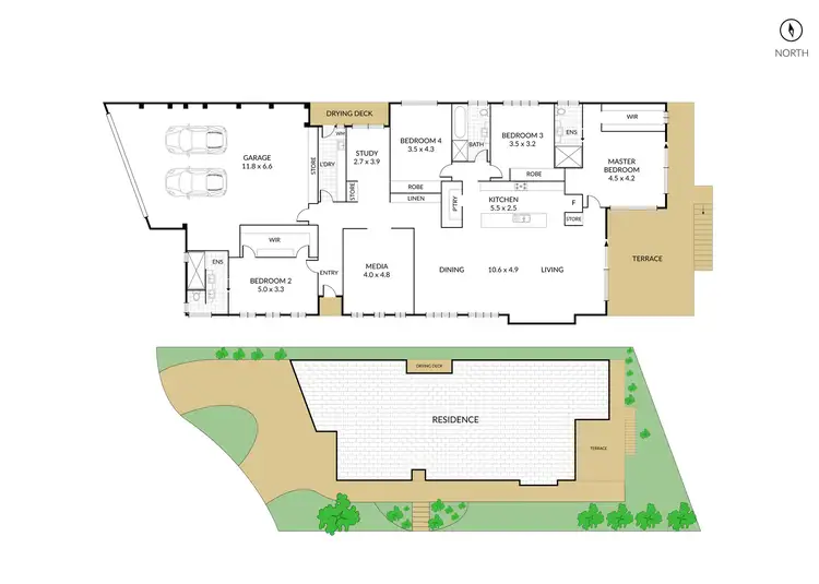 Floorplan of Homely house listing, 78 Tuggerawong Road, Wyongah NSW 2259