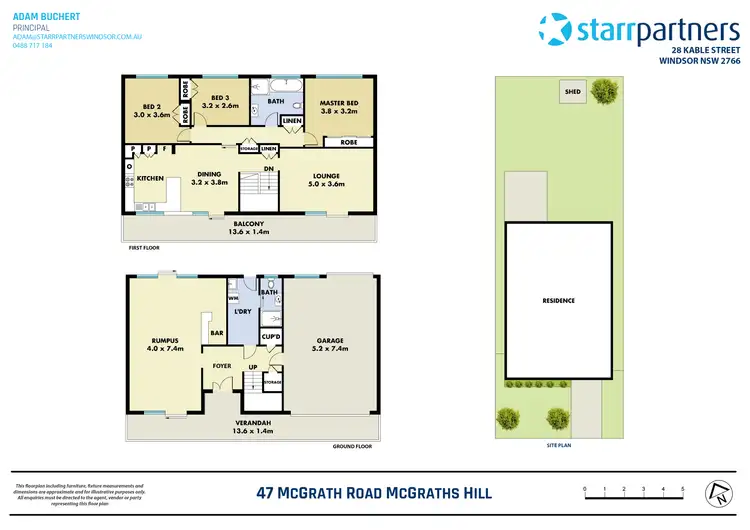 Floorplan of Homely house listing, 47 McGrath Road, Mcgraths Hill NSW 2756
