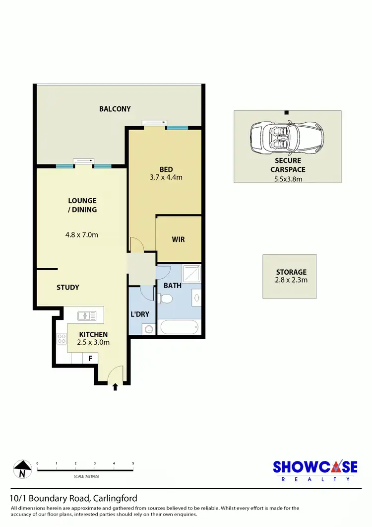 Floorplan of Homely unit listing, 10/1-3 Boundary Road, Carlingford NSW 2118