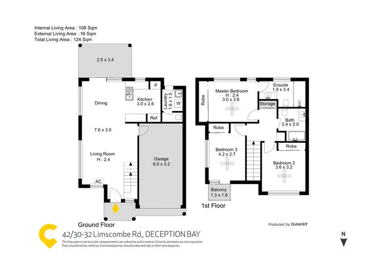 Floorplan of Homely townhouse listing, 42/57 Shayne Avenue, Deception Bay QLD 4508