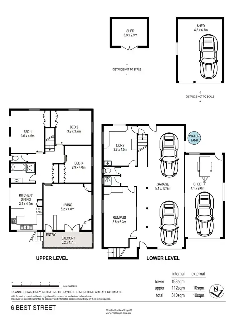 Floorplan of Homely house listing, 6 Best Street, Brighton QLD 4017