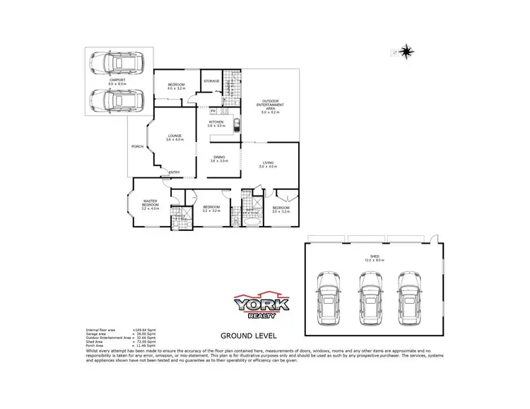 Floorplan of Homely house listing, 7-9 Gore Street, Cambooya QLD 4358