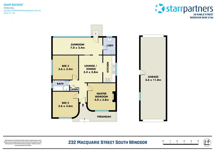 Floorplan of Homely house listing, 232 Macquarie Street, South Windsor NSW 2756