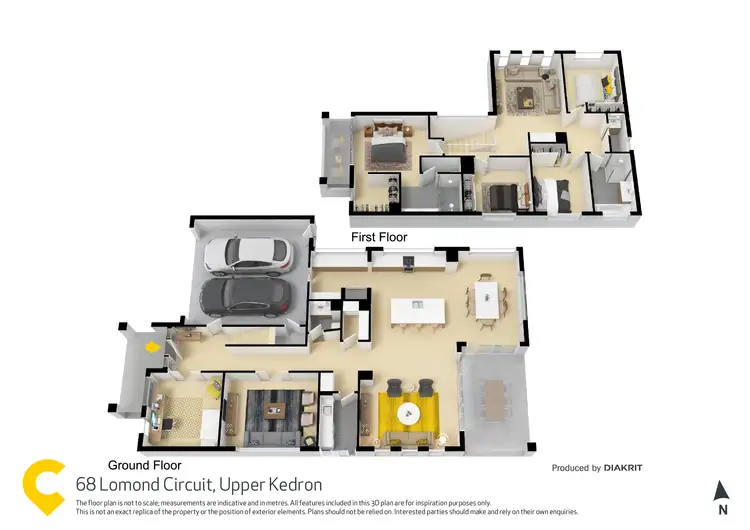 Floorplan of Homely house listing, 68 Lomond Circuit, Upper Kedron QLD 4055