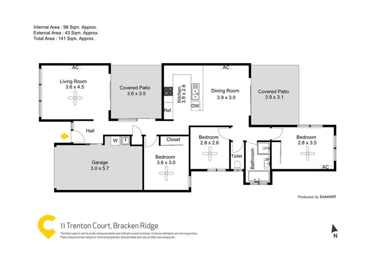 Floorplan of Homely house listing, 11 Trenton Court, Bracken Ridge QLD 4017