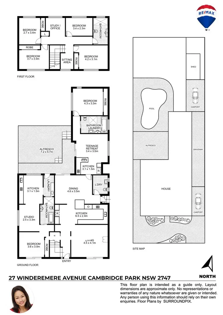 Floorplan of Homely house listing, 27 WINDERMERE AVENUE, Cambridge Park NSW 2747