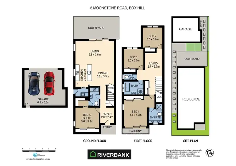 Floorplan of Homely house listing, 6 Moonstone Road, Box Hill NSW 2765
