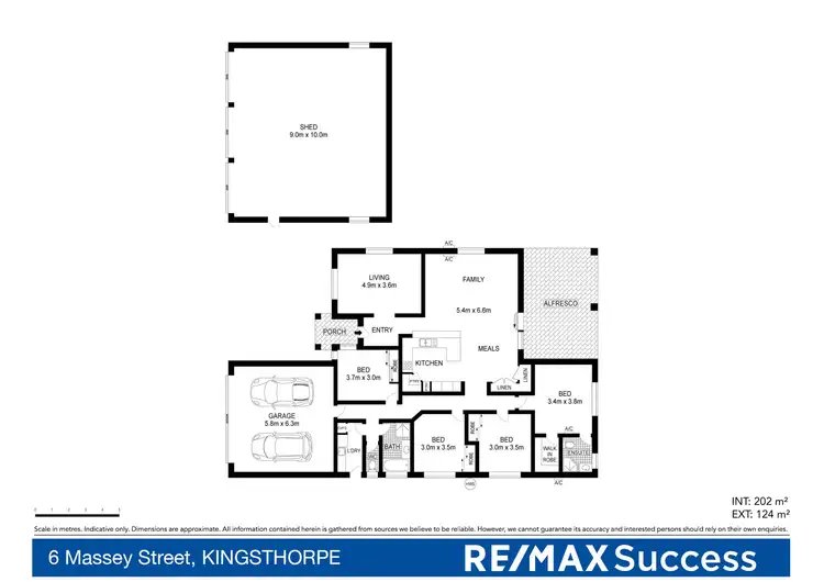 Floorplan of Homely rural property listing, 6 Massey Street, Kingsthorpe QLD 4400