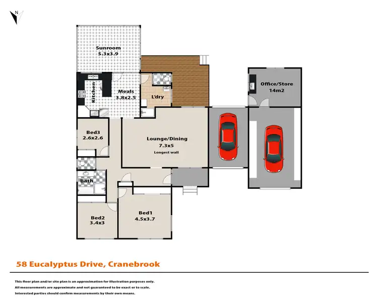 Floorplan of Homely house listing, 58 Eucalyptus Drive, Cranebrook NSW 2749