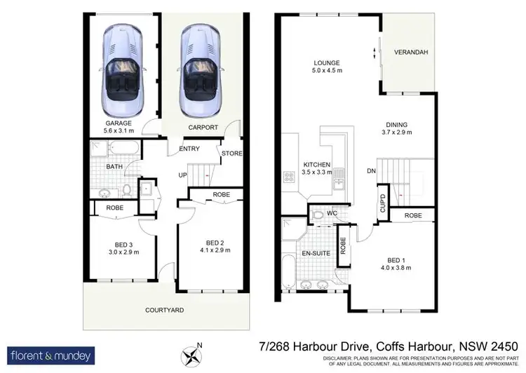 Floorplan of Homely townhouse listing, 7/268 Harbour Drive, Coffs Harbour NSW 2450