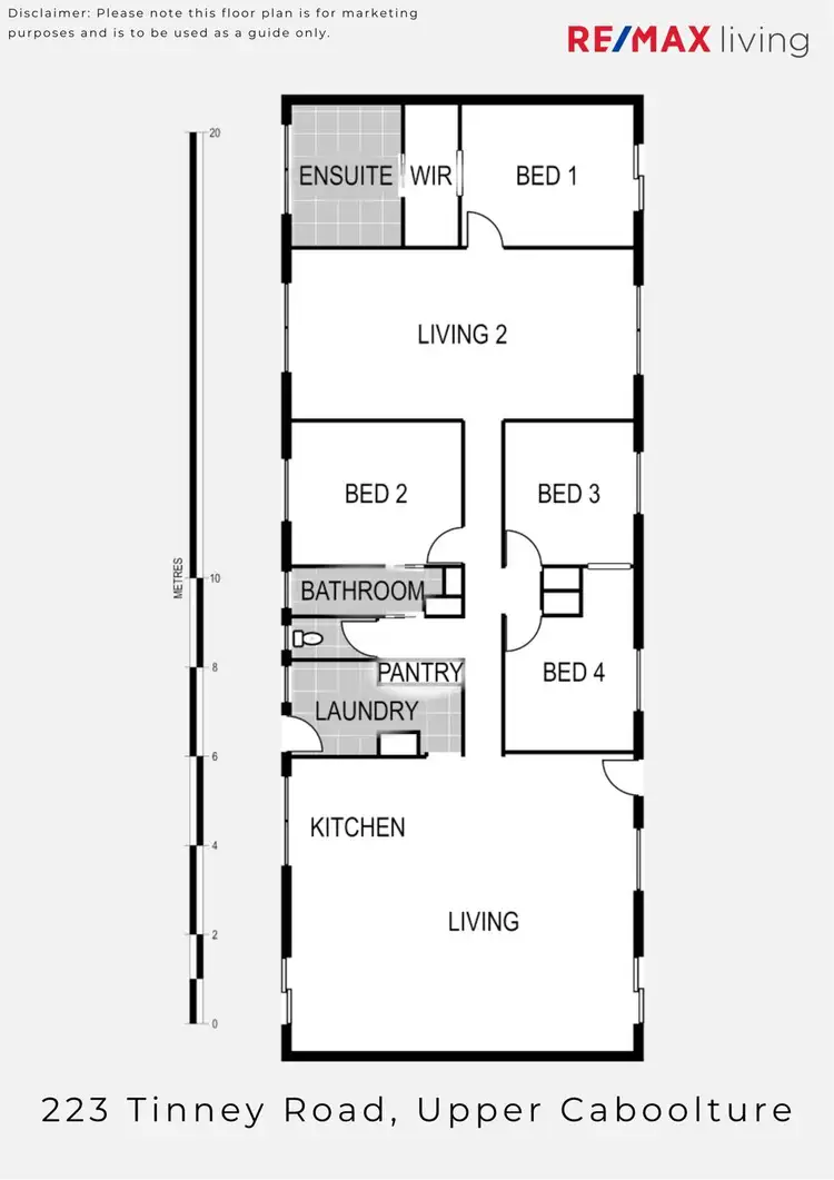 Floorplan of Homely rural property listing, 223 Tinney Road, Upper Caboolture QLD 4510