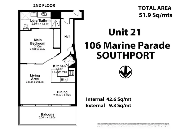 Floorplan of Homely apartment listing, Z21/106 Marine Parade, Southport QLD 4215
