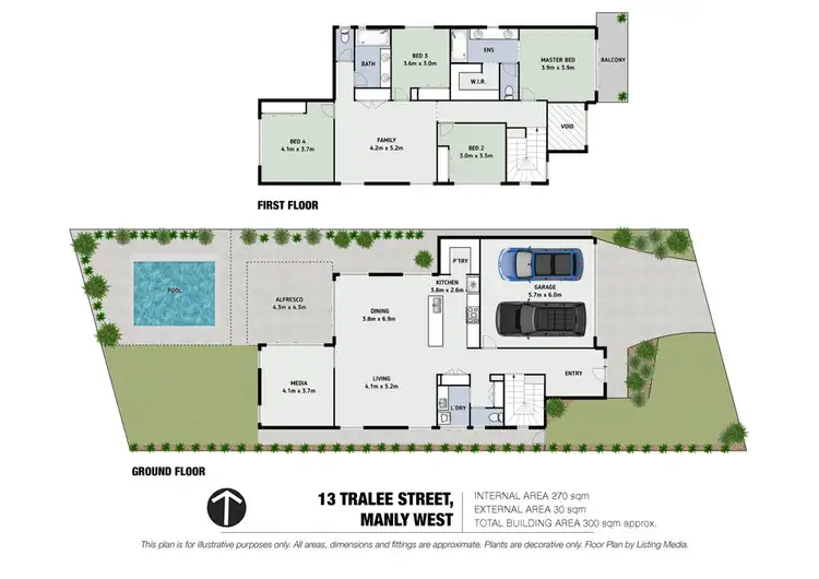 Floorplan of Homely house listing, 13 Tralee Street, Manly West QLD 4179
