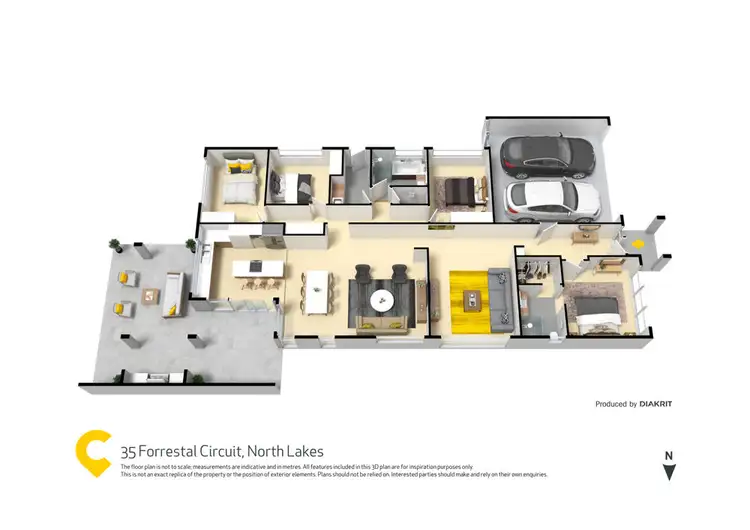 Floorplan of Homely house listing, 35 Forrestal Circuit, North Lakes QLD 4509