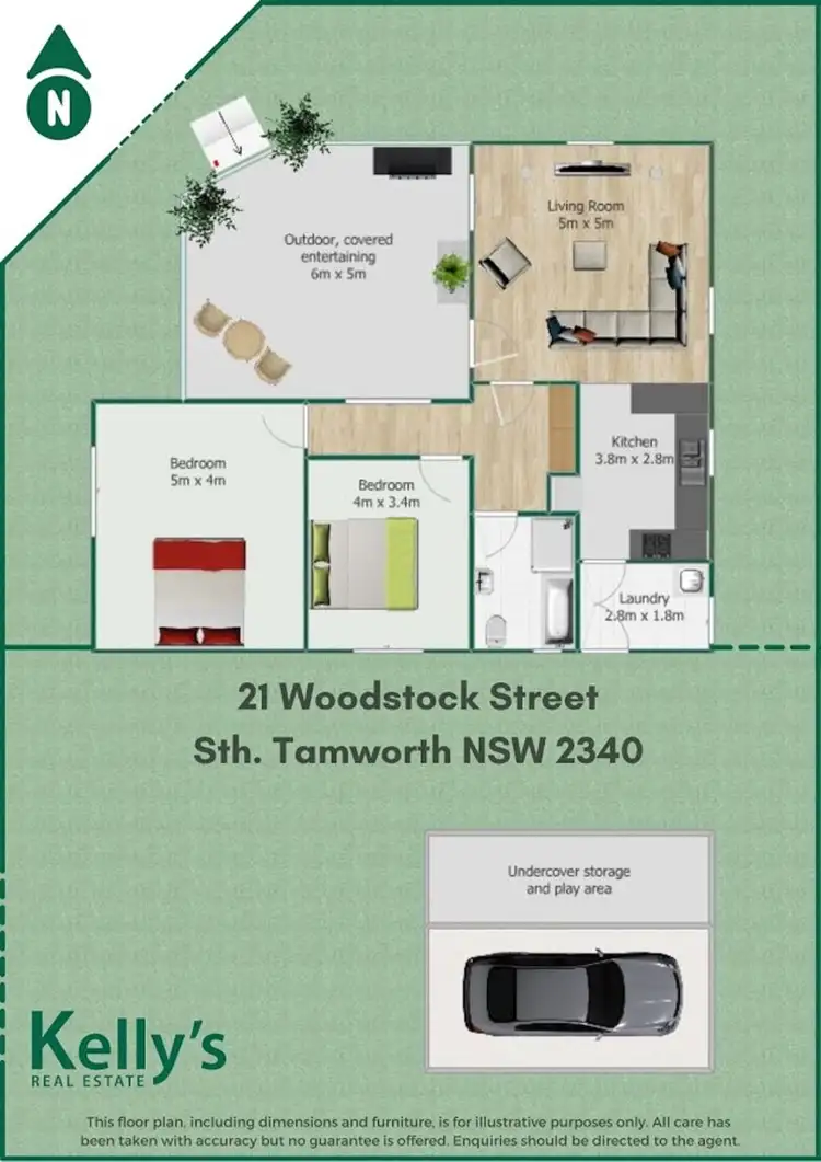 Floorplan of Homely house listing, 21 Woodstock Street, South Tamworth NSW 2340