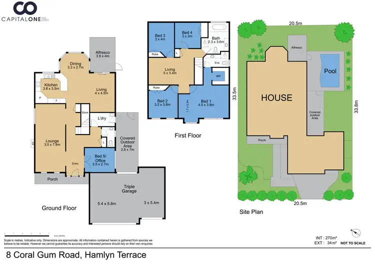 Floorplan of Homely house listing, 8 Coral Gum Rd, Hamlyn Terrace NSW 2259
