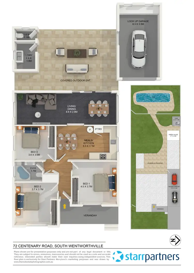 Floorplan of Homely house listing, 72 Centenary Road, South Wentworthville NSW 2145