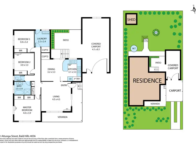 Floorplan of Homely house listing, z41 Attunga Street, Bald Hills QLD 4036